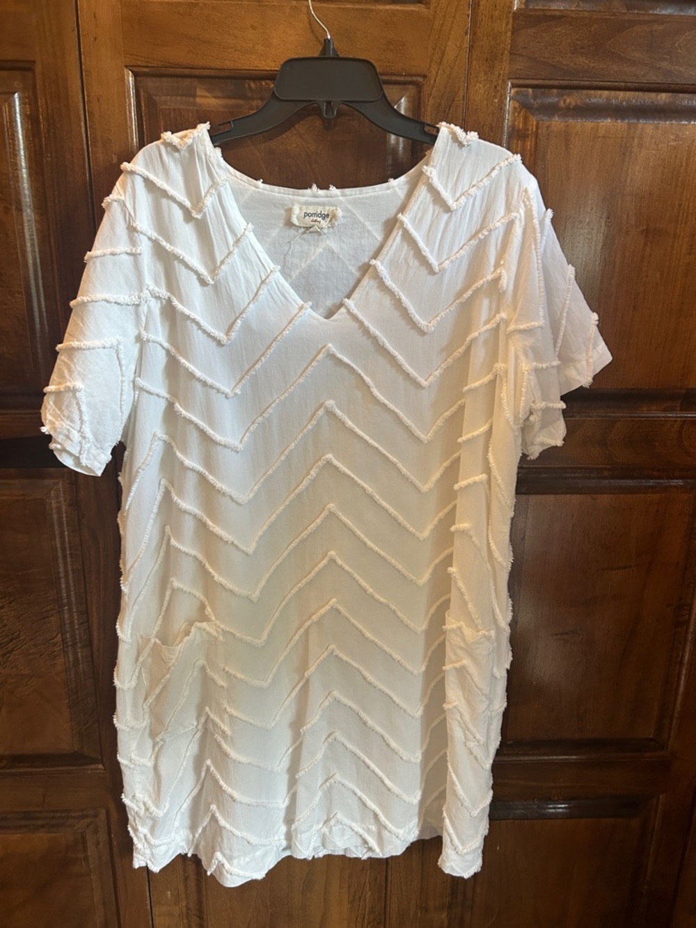 Porridge x Anthropologie Marcelle Textured Shift Dress